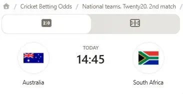 Parimatch bet on ICC cricket